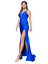 Bliss Sparkle Embellishments Deep Slit Long Dress for Women, Sizes XS-3XL - SophiasStyle.com