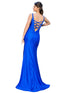 Bliss Sparkle Embellishments Deep Slit Long Dress for Women, Sizes XS-3XL - SophiasStyle.com