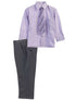 Gioberti Big Boy's 3 Piece Dress Shirt Tie Pants Formal Outfit, Sizes 8-18 - SophiasStyle.com