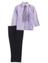 Gioberti Big Boy's 3 Piece Dress Shirt Tie Pants Formal Outfit, Sizes 8-18 - SophiasStyle.com