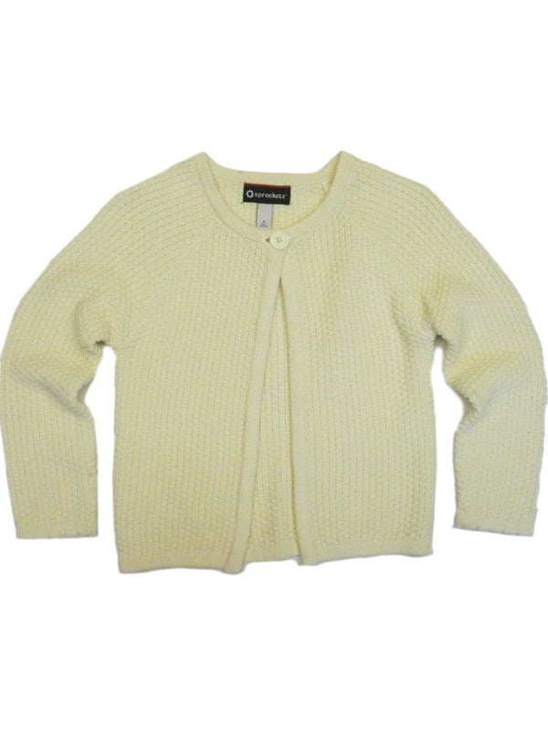 Sprockets Baby Girls Ivory Sweater Cardigan Swing Knit Long Sleeve, Sizes 12M-24M - SophiasStyle.com