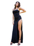 Bliss Stretch Gown for Women with Adjustable Corset Back and Draped Neckline, Sizes XS-3XL - SophiasStyle.com
