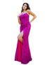 Bliss Fitted Strapless Ruched Sequin Slit Gown for Women, Sizes XS-3XL - SophiasStyle.com