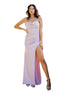 Bliss Stretch Gown for Women with Adjustable Corset Back and Draped Neckline, Sizes XS-3XL - SophiasStyle.com