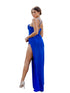 Bliss Stretch Gown for Women with Adjustable Corset Back and Draped Neckline, Sizes XS-3XL - SophiasStyle.com