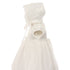 Rain Kids Little Girls Ivory Lace Satin Tulle Overlay Bonnet Baptism Dress 2-4 - SophiasStyle.com