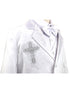 Rafael Collection Baby Boys White Jacquard 5 Pcs Baptism Tuxedo Set 6-24 Months - SophiasStyle.com