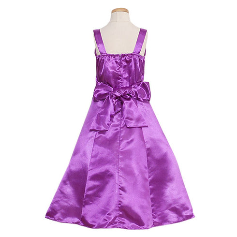 Rain Kids Purple Sleeveless Rhinestone Pageant Dress Little Girls 2T-14 - SophiasStyle.com