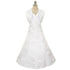 Rain Kids White Sequin Floral Special Occasion Dress Little Girls 4-20 - SophiasStyle.com