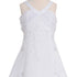 Rain Kids White Sequin Floral Special Occasion Dress Little Girls 4-20 - SophiasStyle.com