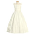 Rain Kids Ivory Satin Corset Look Zip Up Dress Flower Girl 2T-20 - SophiasStyle.com