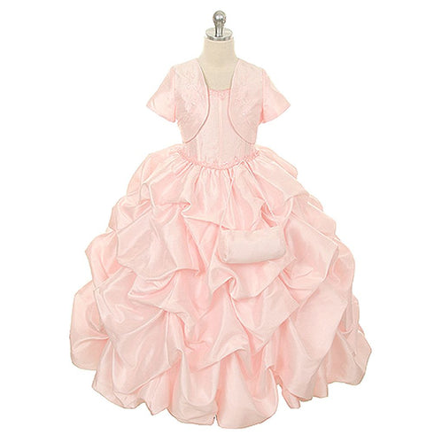 Rain Kids Pink Pick Up Special Occasion Dress Little Girls 2T-6 - SophiasStyle.com