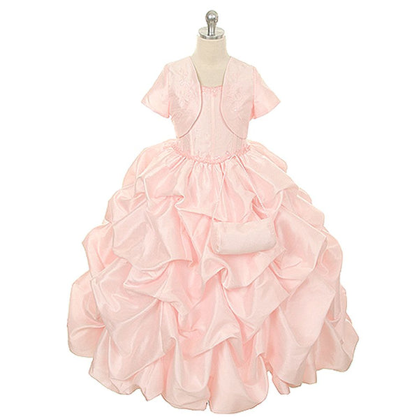 Rain Kids Pink Pick Up Special Occasion Dress Little Girls 2T-6 - SophiasStyle.com