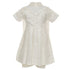 Rain Kids Baby Boys White Silk Cross Embroidered Hat Stole Baptism Romper 6-12M - SophiasStyle.com