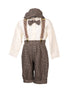 Rafael Collection Baby Little Boys Multi-Color 5 Pcs Hat Trendy Outfit Set 0M-4T - SophiasStyle.com