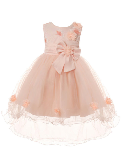 Rain Kids Baby Girls Multi Color Hi-Low Floral Special Occasion Dress 6-24M - SophiasStyle.com