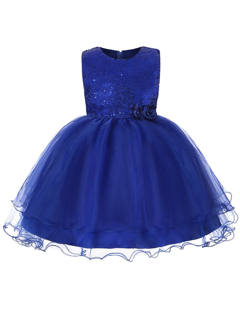 Rain Kids Girls Multi Color Sequin Organza Tulle Special Occasion Dress 3-12 - SophiasStyle.com