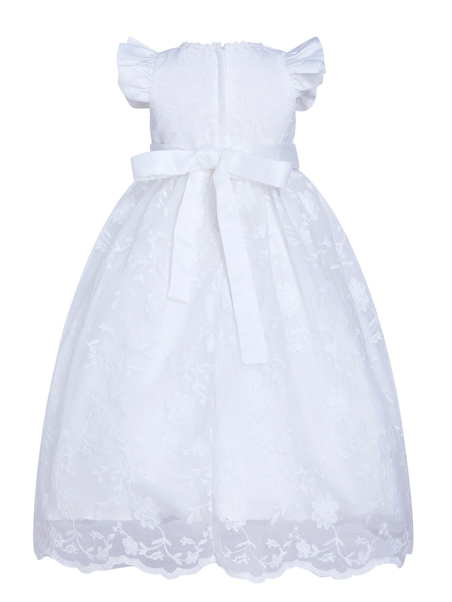 lace monsoon christening dress