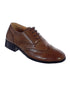 Tip Top Kids Boys Brown Wingtip Oxford Shoes 5-10 Toddler - SophiasStyle.com
