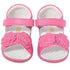 Cute Fuchsia Flower Strap Spring Sandals Baby Girls 1-Toddler 7 - SophiasStyle.com