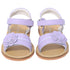 L'Amour Lilac Flower Spring Summer Sandal Shoe Toddler Girl 5-10 - SophiasStyle.com
