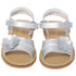 L'Amour Silver Flower Spring Summer Sandal Shoe Toddler Girl 5-10 - SophiasStyle.com