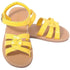 L'Amour Patent Yellow Woven Strap Summer Sandals Little Girls 11-4 - SophiasStyle.com