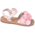 L'Amour Pink Sparkle Flower Summer Sandal Toddler Girl 5-10 - SophiasStyle.com