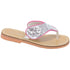 L'Amour Silver T Strap Flip Flop Summer Spring Sandal Girl 11-4 - SophiasStyle.com