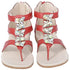 L'Amour Red Jeweled Gladiator T Strap Sandal Toddler Girl 7-10 - SophiasStyle.com