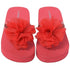 L'Amour Red Sequin Strap Flower Flip Flop Sandals Little Girls 11-4 - SophiasStyle.com
