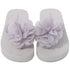 L'Amour Silver Sequin Strap Flower Flip Flop Sandals Little Girls 11-4 - SophiasStyle.com