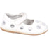 L'Amour White Silver Dot Mary Jane Dress Shoe Little Girl 11-12 - SophiasStyle.com