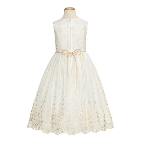 Sweet Kids Baby Girls Champagne Bouquet Organza Easter dress Size 12M - SophiasStyle.com