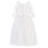 Sweet Kids Big Girls White Embroidered Lace Scallop Communion Dress 7-16 - SophiasStyle.com