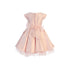 Sweet Kids Big Girls Pink Full Pleated Satin Oversized Bow Easter Dress 7-12 - SophiasStyle.com
