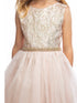 Sweet Kids Girls Embroidered Tulle Overlay Rhinestone Christmas Dress 6M-16 - SophiasStyle.com