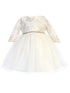 Girls Multi Color Lattice Embroidered Lace Junior Bridesmaid Dress 6M-16 - SophiasStyle.com