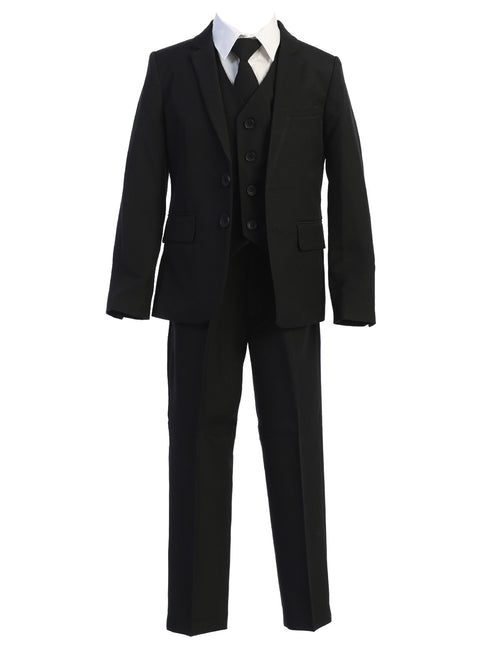 Sweet Kids Boys Multi Color Jacket Shirt Vest Tie Pants Slim Fit Suit 6M-20 - SophiasStyle.com