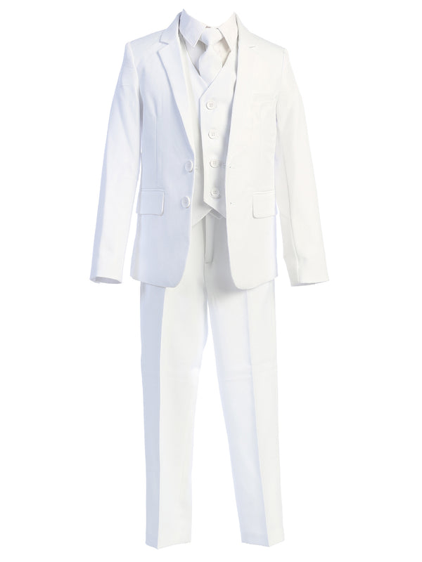 Sweet Kids Boys Multi Color Jacket Shirt Vest Tie Pants Slim Fit Suit 6M-20 - SophiasStyle.com