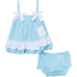 Baby Girls Light Blue Bow Ruffles Swing Top Set 9-24M - SophiasStyle.com