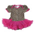 Baby Girls Leopard Print Tutu Short Sleeve Bodysuit 9-24M - SophiasStyle.com
