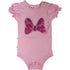 Baby Girls Pink Minnie Bow Ruffle Trim Bodysuit S (0-6M)-L (18-36M) - SophiasStyle.com