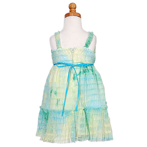 Sweet Kids Baby Girls Teal Soft Tulle Ruffle Easter dress 6M-24M - SophiasStyle.com