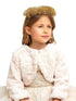 Sweet Kids Big Girls Champagne Fur Pearl Button Long Sleeve Bolero Sweater 7-16 - SophiasStyle.com