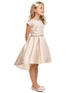 Sweet Kids Girls Multi Color Jacquard High-Low Cocktail Easter Dress 2-16 - SophiasStyle.com
