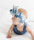 printed-fab-denim-daisy Baby Bling Bows clips headbands - Sophia's Style-