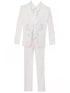 Rain Kids Big Boys White 5-pc Silver Cross Embroidery First Communion Suit 8-20 - SophiasStyle.com