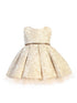 Baby Girls Multi Color Pleated Floral Jacquard Easter Dress 6-24M - SophiasStyle.com