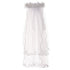 Rain Kids Girls White Pearl Flower Crown First Communion Flower Girl Veil - SophiasStyle.com